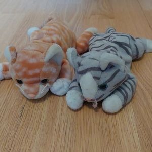 Pair of cats, TY Beanie Baby
